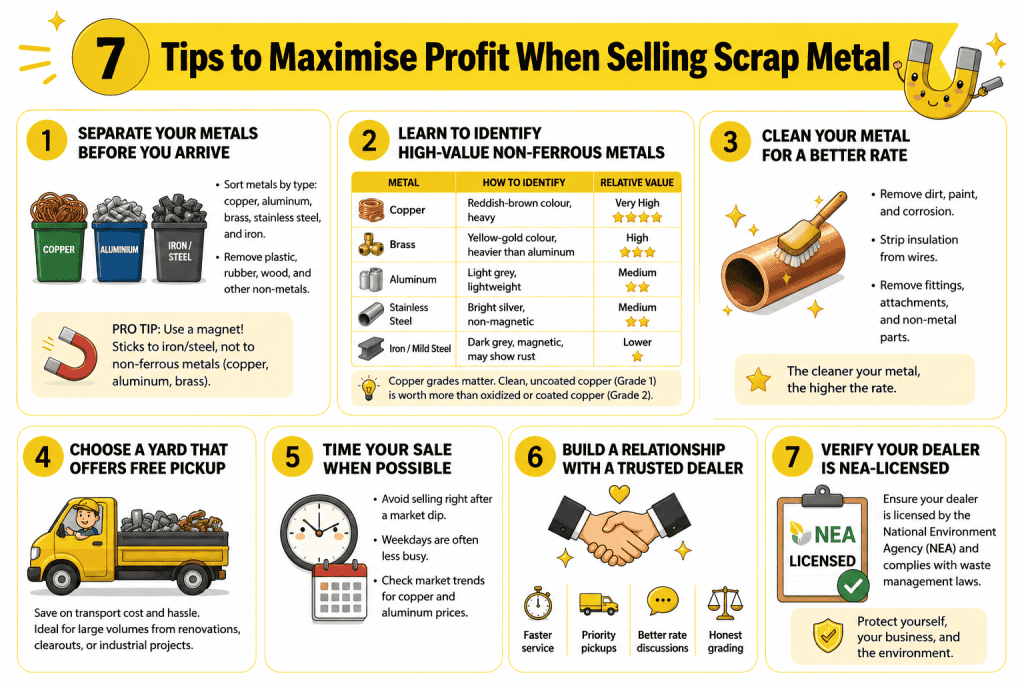 tips selling scrap metal in singapore
