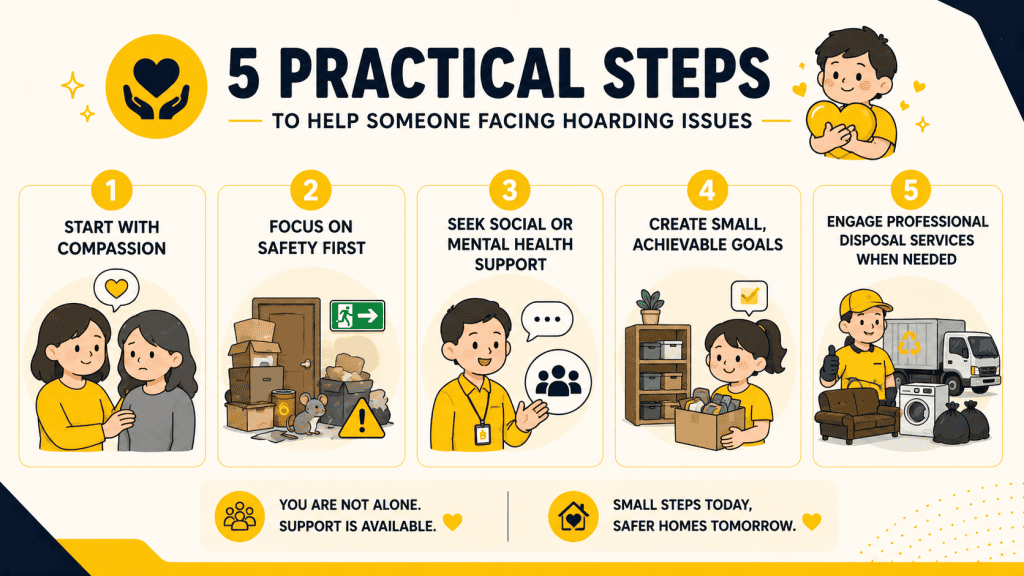 Steps to Help a Hoarder