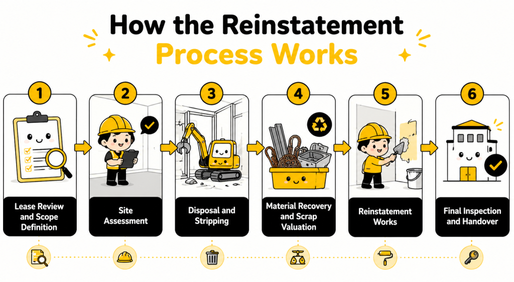 infographic about How the Reinstatement Process Works